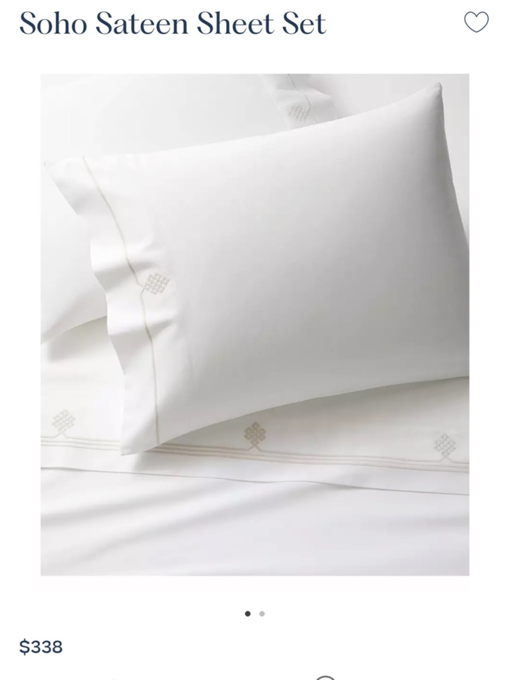 Serena & Lily Soho Sateen Sheet Set